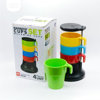 RAINBOW CUPS SET 普普風咖啡杯架組