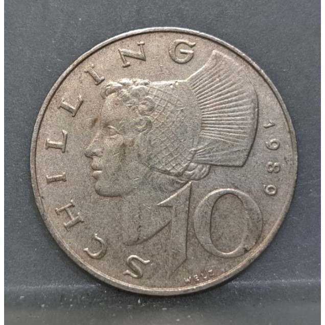 幣1605 奧地利1989年10先令硬幣