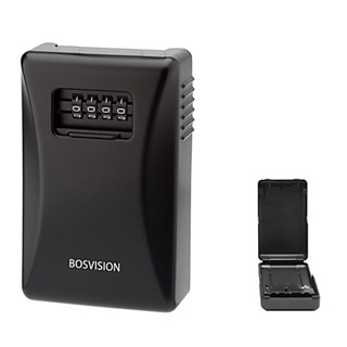【Bosvision 博士威】台灣製造 四字輪鎖中鎖固定盒 鑰匙盒 密碼盒 門口鎖盒 鑰匙儲存盒 鎖中鎖掛盒