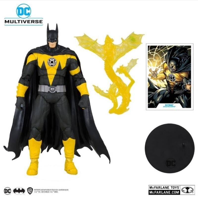{小包美系收藏鋪} Mcfarlane 麥法蘭 dc multiverse 黃燈 蝙蝠俠 綠燈 超人 正義聯盟