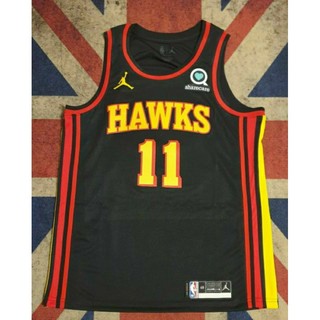 Trae young 老鷹 hawks 贊助標 Nike NBA 球衣 Jordan 飛人標