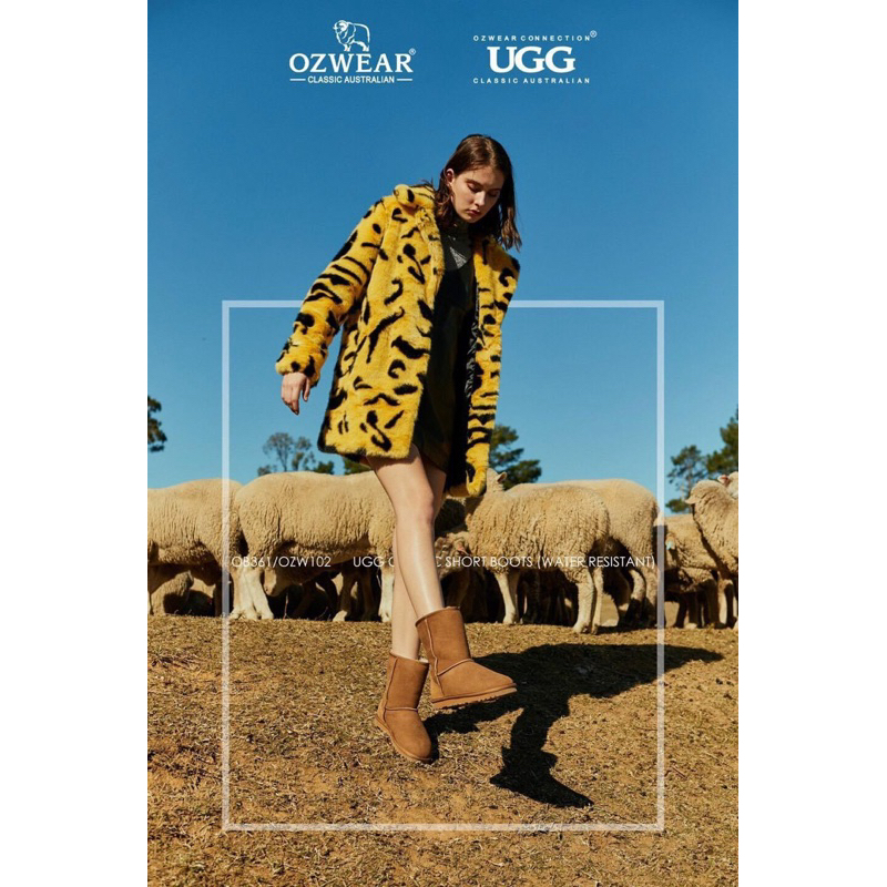 澳洲🦘🇦🇺OZWEAR UGG 🤎 女款經典中筒雪地靴（防潑水）