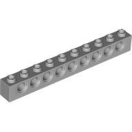 【小荳樂高】LEGO 淺灰色 1x10 磚塊/積木 帶9孔 brick holes 4211374 2730