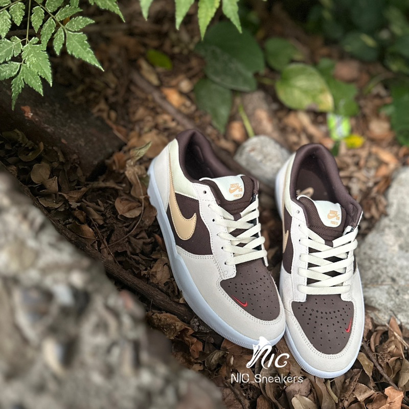 ✤ NIC_Sneakers ✤ Nike SB Force 58 Tan Brown 摩卡棕 FV8104-221