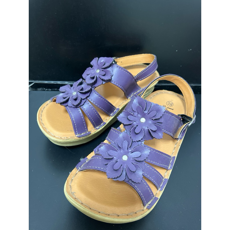 紫色高跟涼鞋 Lein sa台灣製造