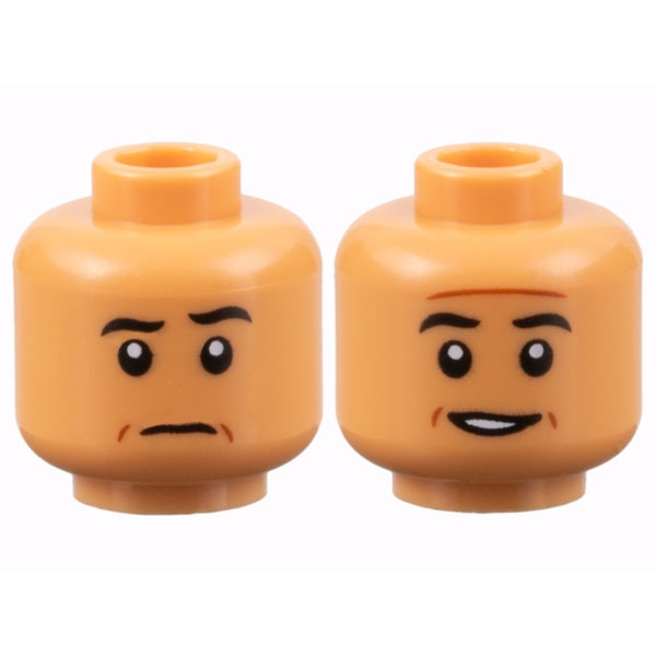 【小荳樂高】LEGO 膚色 人頭/人偶頭 Head 3626cpb3124
