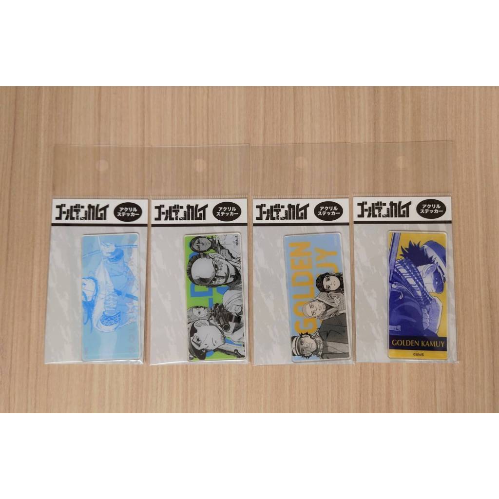 黃金神威 壓克力貼紙 阿席莉帕 鶴見 月島 鯉登 二階堂 杉元 白石 JS Jump Shop