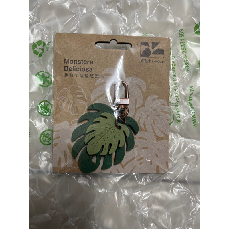 ［現貨］觀葉植物造型悠遊卡-龜背芋