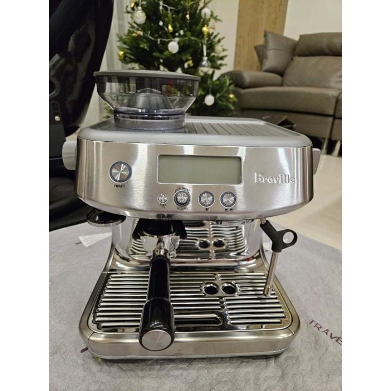 (已客訂)九成新 專櫃購入 Breville BES878XL 義式咖啡機#銀(限自取)