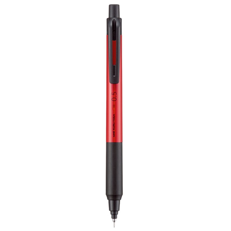 (限量)UNI KURA TAGO M5KS系列-0.5mm【限定色】迴轉自動鉛筆-金屬紅 墊腳石購物網