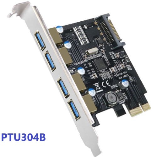 伽利略 PCI-E USB 3.0 4埠 擴充卡 (Renesas-NEC)(PTU304B)