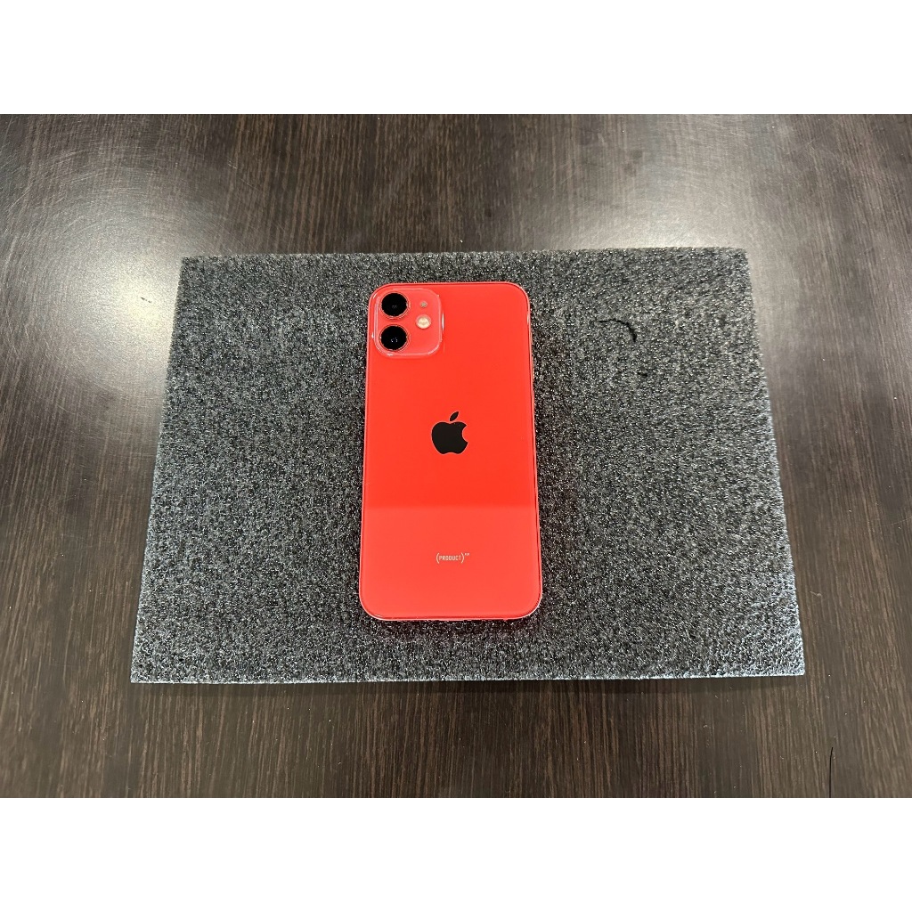 「二手」 iPhone 12 mini 256GB 紅色 （桃園中壢實體門市皇后資訊)