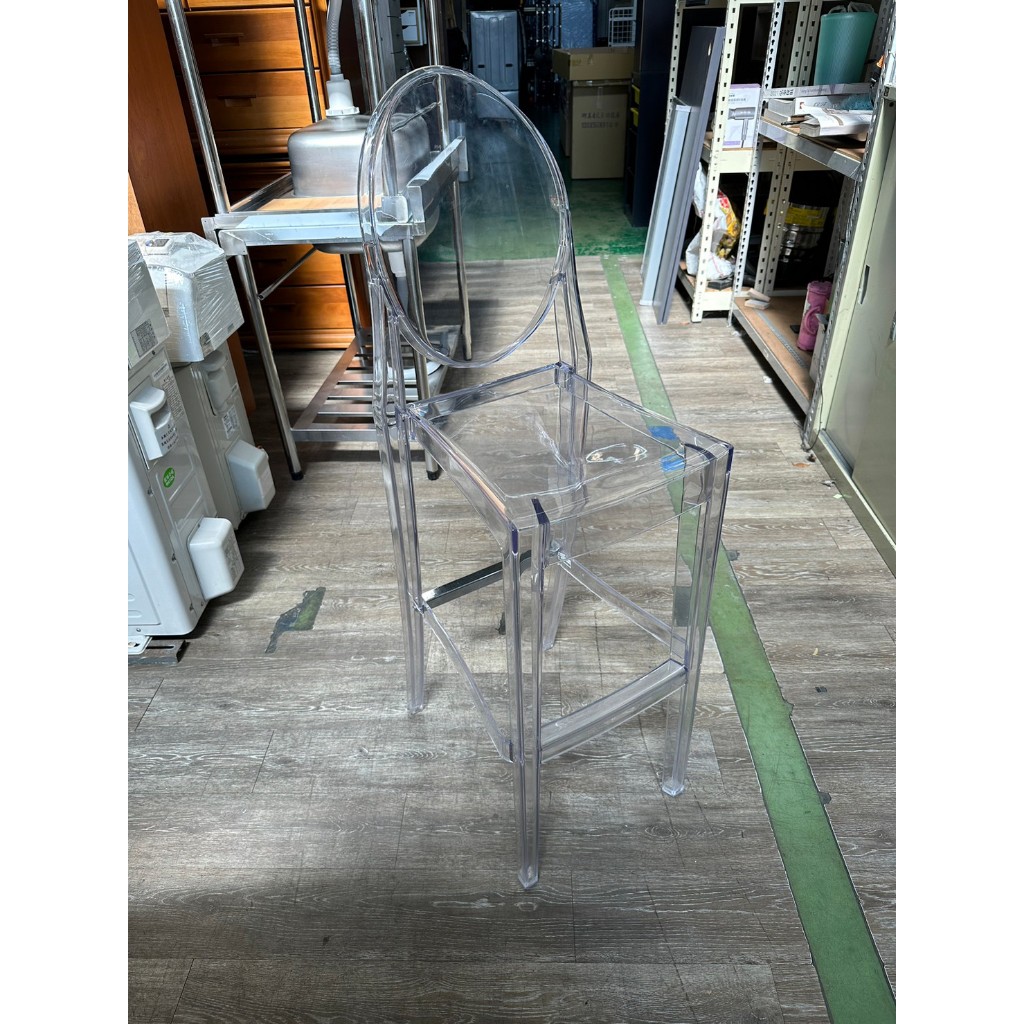 吉田二手傢俱❤透明吧檯椅 高腳椅 餐椅 PP椅 中島椅 椅凳