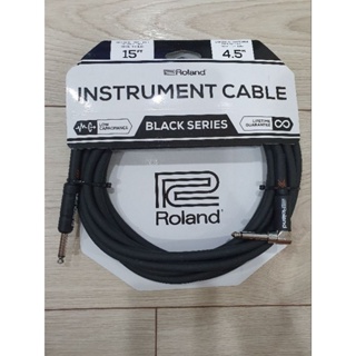 Roland instrument cable 電吉他 導線 black series 4.5m
