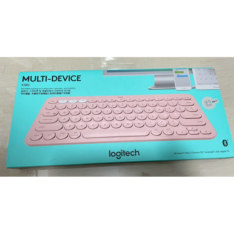 二手～Logitech羅技 K380 多工藍牙無線鍵盤（限藍牙設備使用）送#鍵盤防塵膜