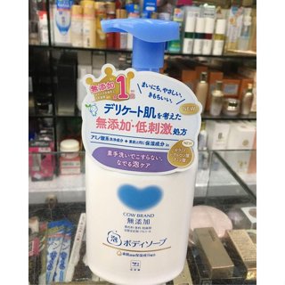 *人人美*COW 牛乳石鹼 植物性 無添加高保濕泡泡沐浴乳 500ml 日本製