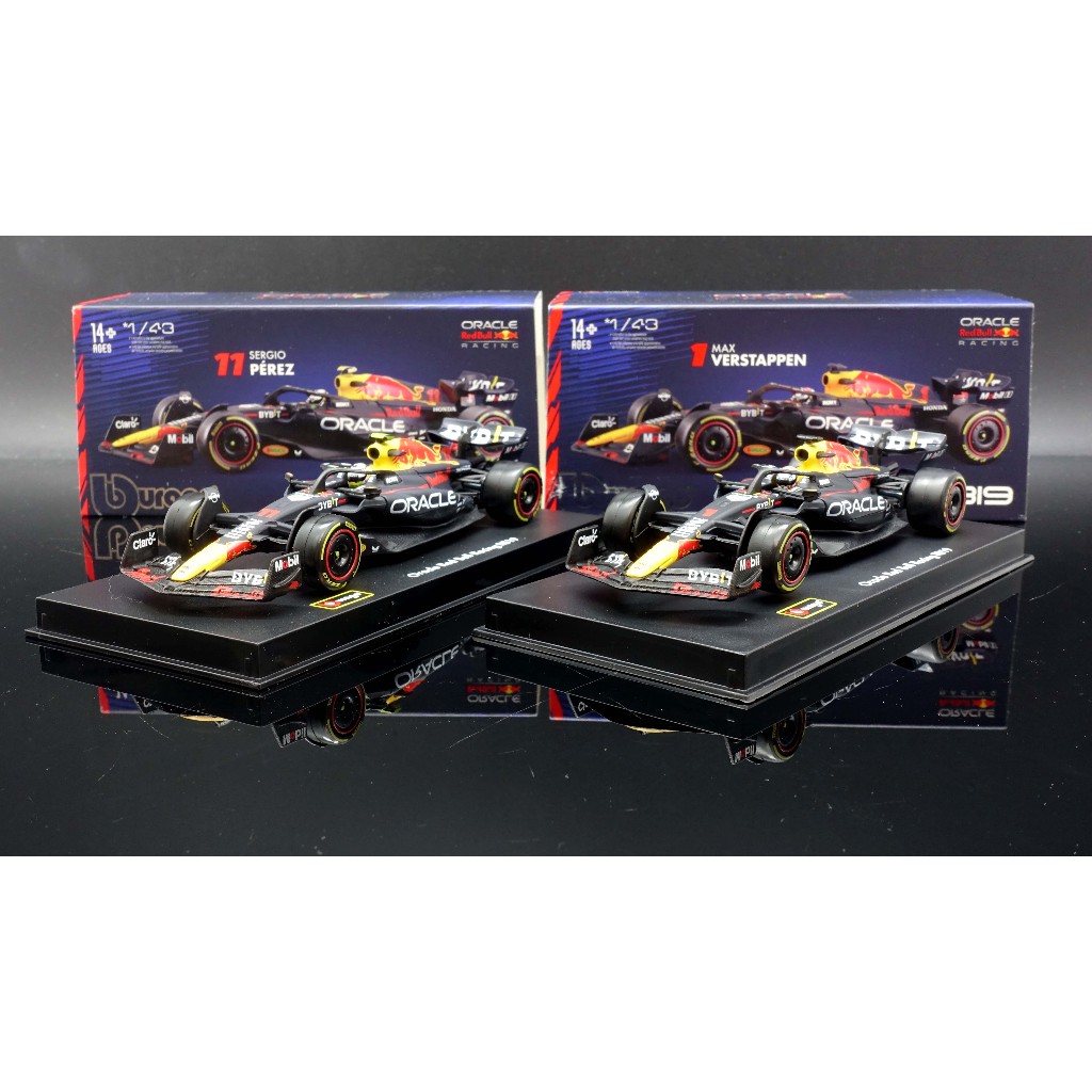 【MASH】現貨特價 Bburago 精緻版 1/43 F1 Red Bull RB19 #1 / #11 2023