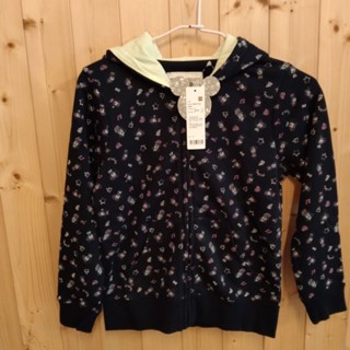 全新 lativ 米奇印花連帽外套 size：130