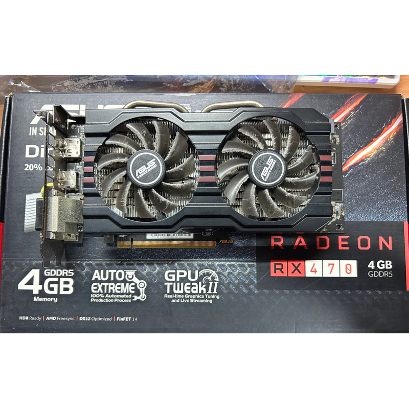 ASUS RX470 4G 顯示卡