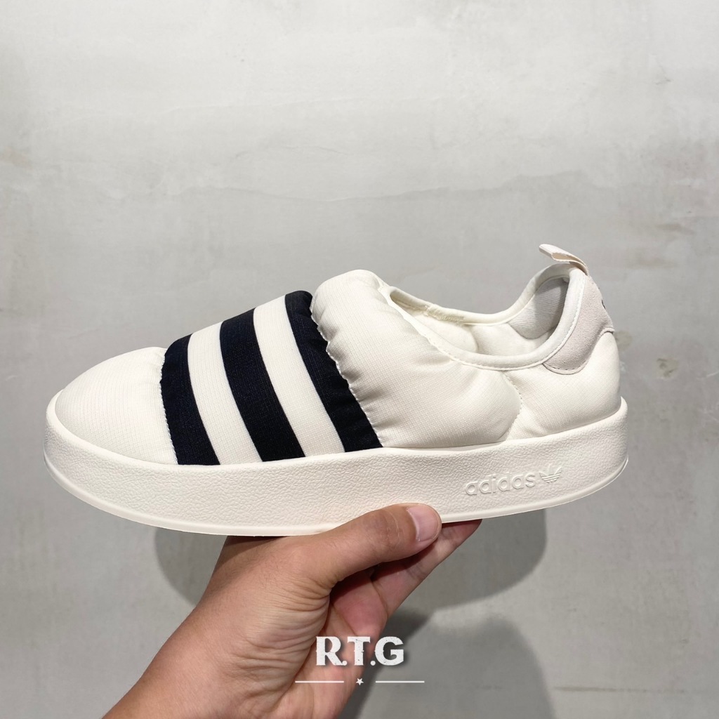 【RTG】ADIDAS OG PUFFYLETTE 白色 麵包鞋 襪套 黑線 懶人鞋 男女鞋 GY1593