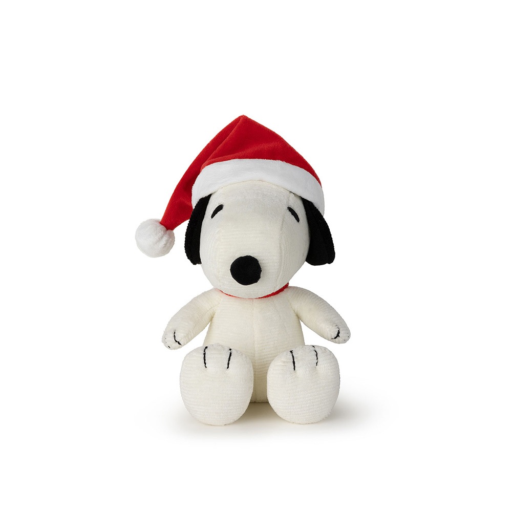 【荷蘭BON TON TOYS】Snoopy史努比填充玩偶-共2款《泡泡生活》聖誕 圍巾 送禮