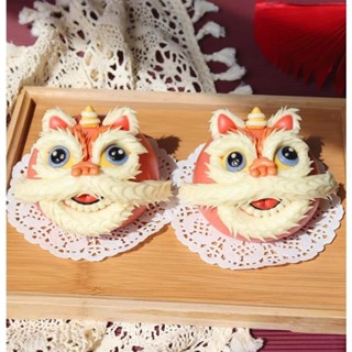 品名：#DIY手壓式可愛醒獅卡通包系列造型饅頭餅乾模具