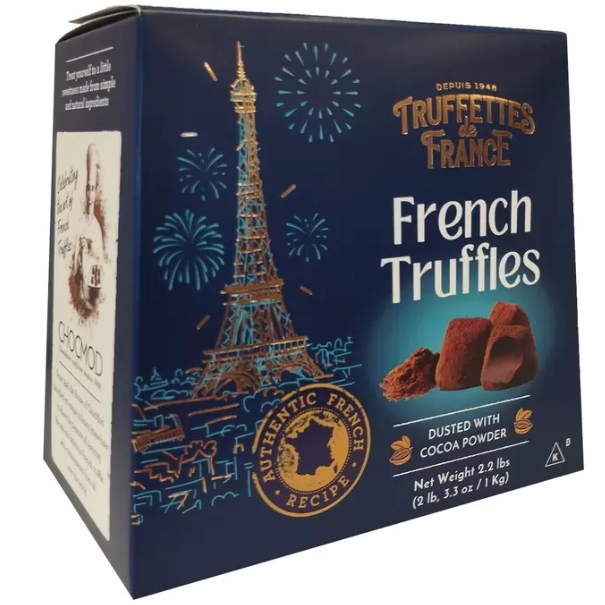 特價 2Kg Truffettes de France 法國 松露巧克力風味球 1公斤 X 2入   絲滑順口 經典美味