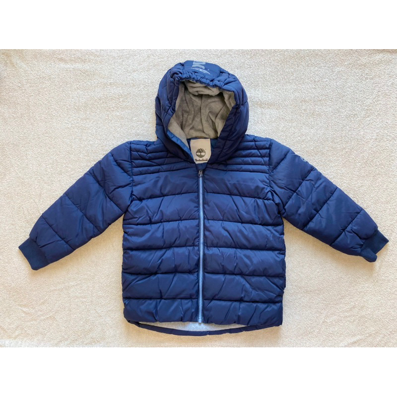 Timberland 兒童 鋪棉 刷毛 保暖外套 6歲 深藍色（全新）