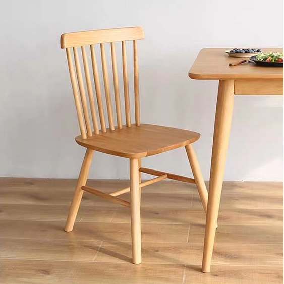 現代簡約實木椅子凳北歐椅子凳子溫莎椅凳白坯椅子實木清倉椅子