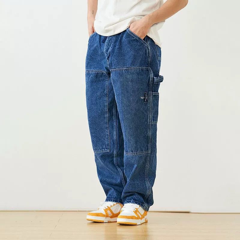 NAUTICA Double Knee Denim Painter Pants 畫家褲 牛仔褲 寬褲 直筒褲 滑板工作褲