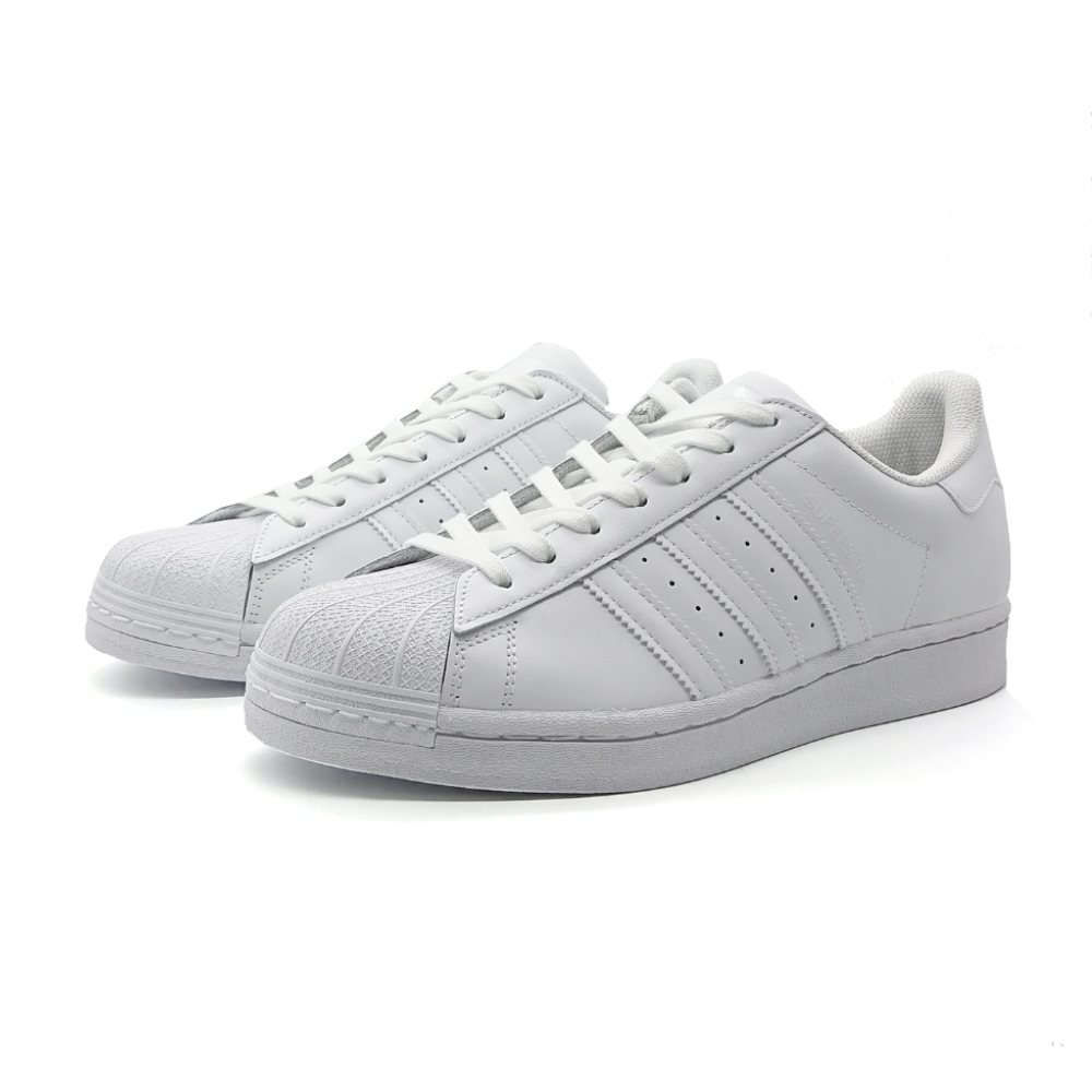 ADIDAS SUPERSTAR 中性款 白 經典 貝殼鞋 休閒鞋 EG4960 Sneakers542