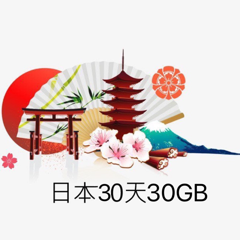 免設定 日本30天30GB吃到飽網路卡 出差旅遊必備 日本長天數網卡 日本上網sim卡 行動上網 熱點分享 docomo