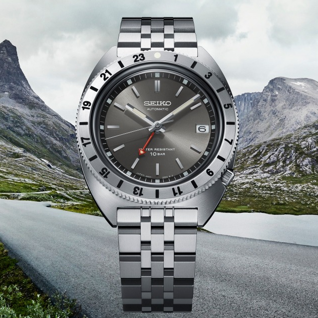 SEIKO 精工  Navigator Timer 限量 三日鍊 GMT機械錶(SPB411J1/6R54-00A0N)