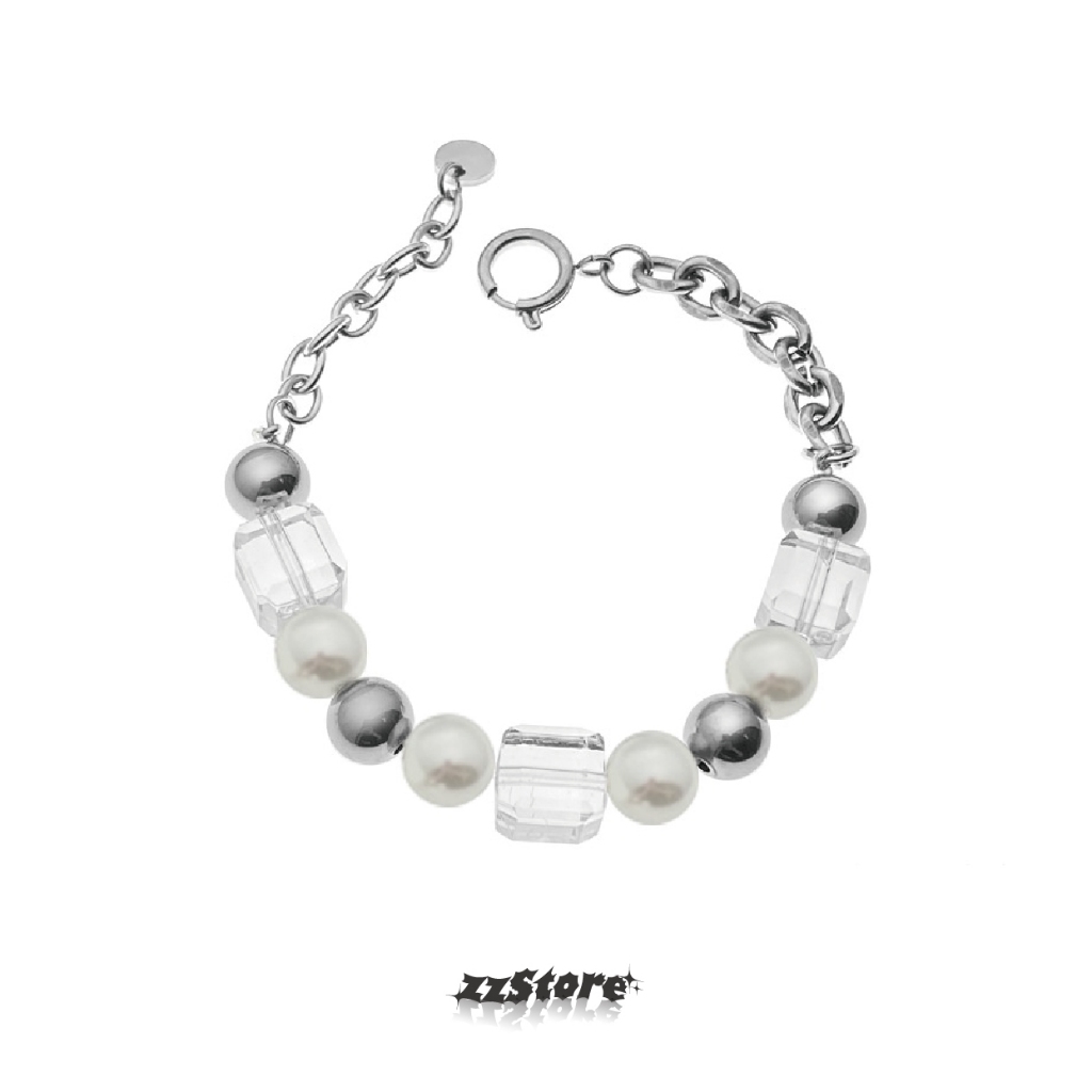 [ zzStore ] 【現貨】冰糖 冰塊 鋼珠 珍珠 拼接手鍊