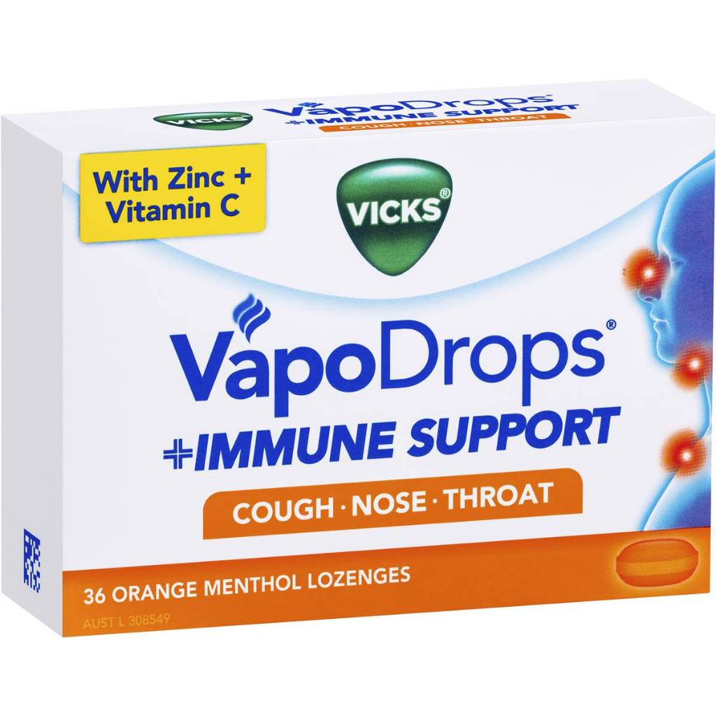 代購澳洲vicks喉糖Vicks Vapodrop &amp; Cough Sore Throat Lozenges