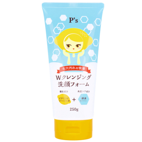 《 露娜小鋪》☆°╮日本 P'ｓ 維它命C 酵素泡沫洗面乳 250ｇ