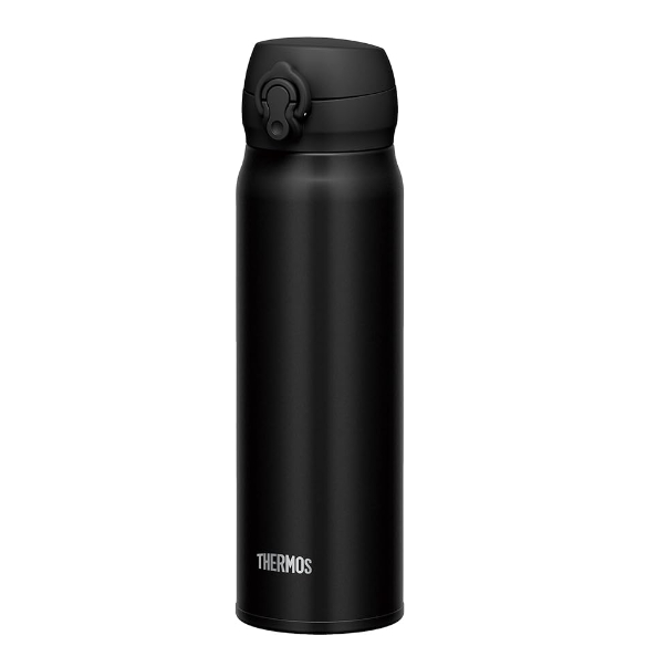 THERMOS 膳魔師 超輕量 不鏽鋼真空保溫瓶 600ml JNL-605-DPBK 深黑色 保温保冷 環保