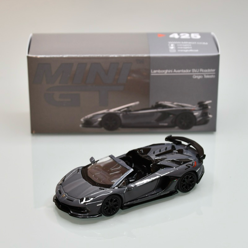 【台南現貨】全新 1/64 MINIGT 425 Lamborghini Aventador SVJ 藍寶堅尼 模型車