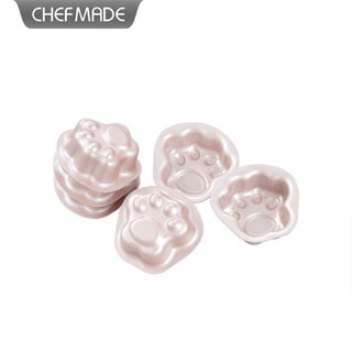 Chefmade學廚 WK9965-6 不沾貓腳印蛋糕模 蛋糕模 貓爪模具 貓咪腳印模具 布丁模 烘焙 不沾模具 瑪德蓮