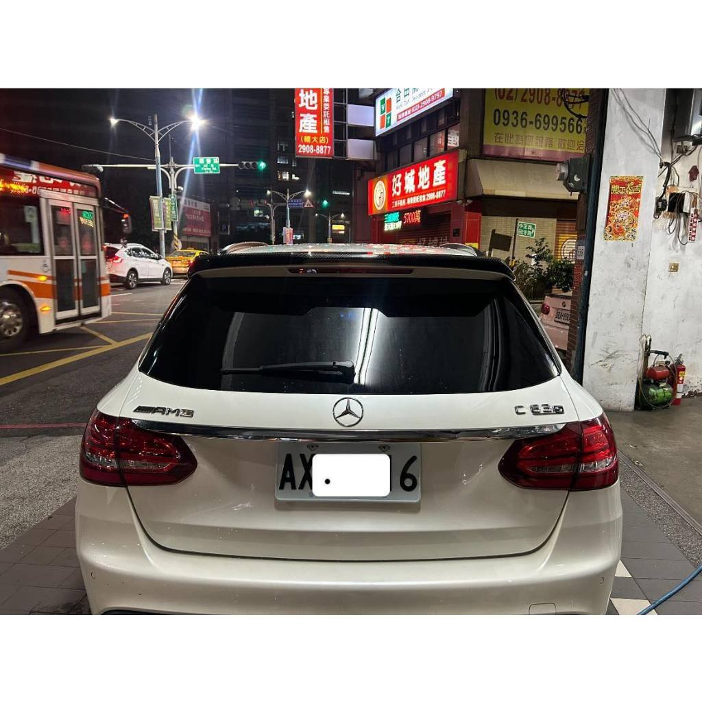 賓士 Benz S205 GT款碳纖維尾翼 C300碳纖鴨尾 C43碳纖尾翼 C250後鴨尾 C63鴨尾