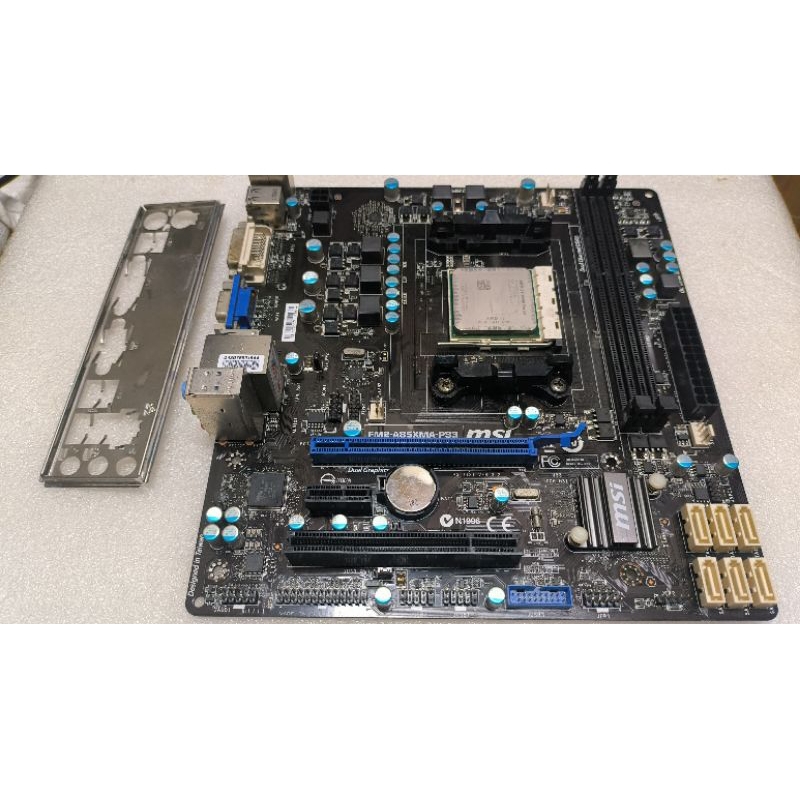 微星 FM2-A85XMA-P33 主機板 + AMD A8-6600K/4G RAM/二手良品