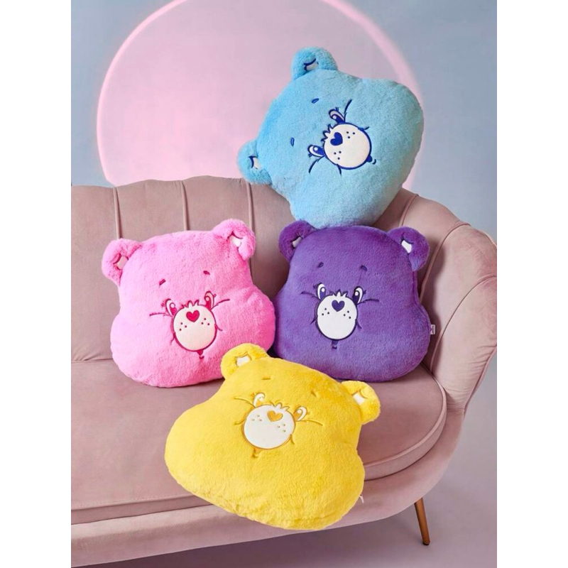 正版聯名款 Care Bears 愛心熊 彩虹熊 泰迪熊 玩偶 抱枕 枕頭 填充玩具 娃娃