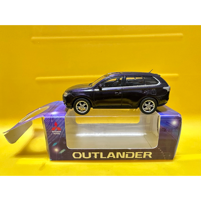 完整盒裝 絕版 限量 稀有 原廠 模型車 三菱 Outlander Mitsubishi 1/43 1:43 合金材質