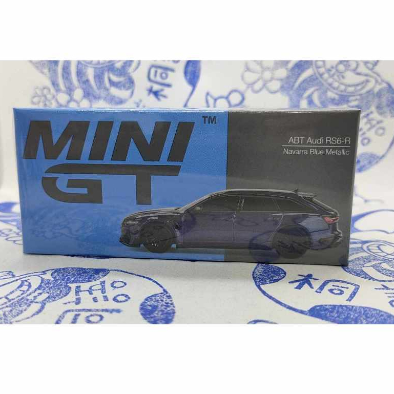 (現貨) Mini GT 574 左駕 ABT Audi RS6-R Navarra Blue Metallic