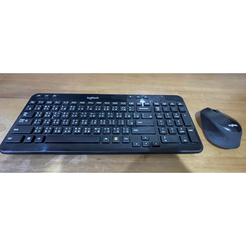 羅技 無線鍵盤K360+無線滑鼠M331