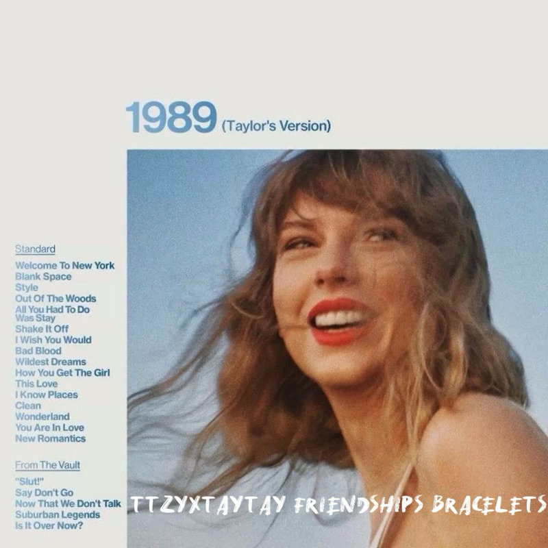 TaylorSwift 友誼手環🫶🏻泰勒絲1989專輯系列💽