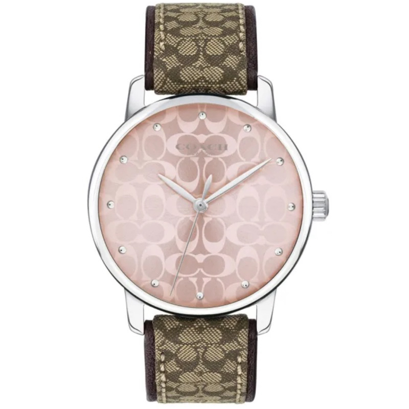 COACH 滿版logo織布錶帶腕錶正品特3300元
