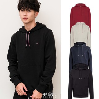 郵寄兵．現貨 TOMMY HILFIGER 男版 胸前經典小標LOGO 帽T 薄刷毛 連帽 長袖