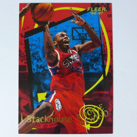 ~Jerry Stackhouse/斯塔克豪斯~牛排/NBA球星 1996年FLEER特殊卡