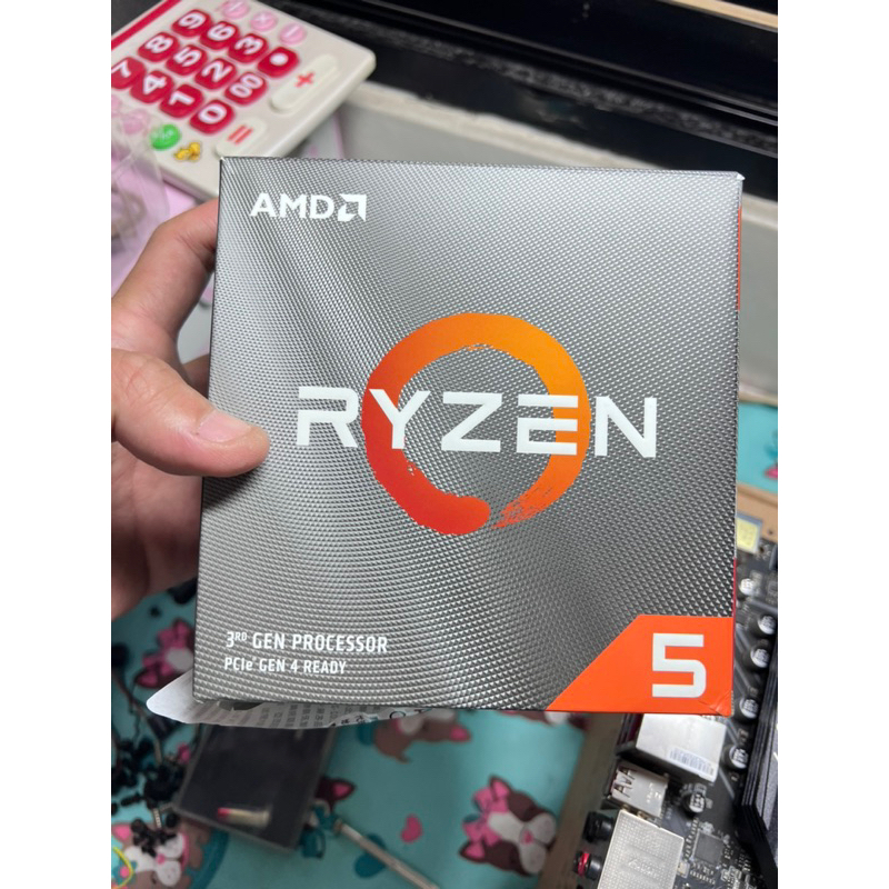 AMD R5 3500X 3.6G 六核(彩盒風扇都一併附上)，另送一塊「無法開機」的主機版TUF B450M-PRO